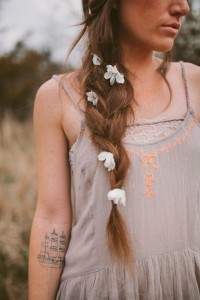 Braid-In Floral Wrap DIY | Sincerely, Kinsey