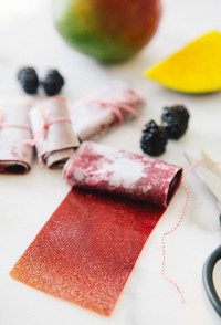 The Super Foodie :: Blackberry Mango Fruit Leather |  Camille Styles
