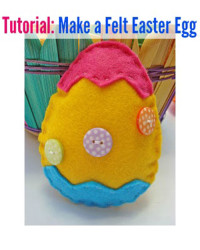 Tutorial: Felt Easter Egg | Handmade Kids