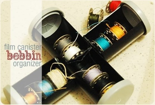 tutorial: how to make a film canister bobbin organizer