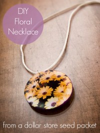 DIY seed packet necklace. | From Mod Podge Rocks