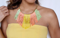 DIY Fringed Necklace From Spark & Chemistry