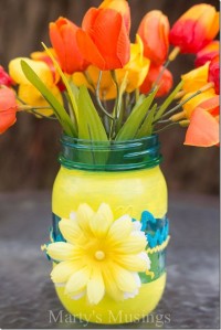 DIY Mason Jar Vase | Mothers day Gifts