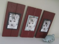 Set of Three 2 Plank Frames from Etsy