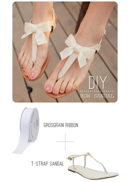 DIY Bow Sandal | From swellmayde
