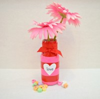 DIY Heart Vase | From One Artsy Mama