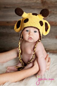 Giraffe crochet hat-free pattern