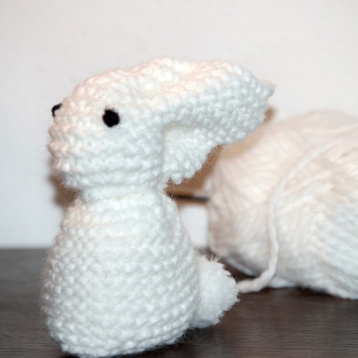 A white *rabbit* for Christmas. Yep !