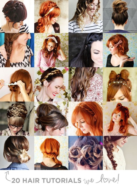 20 Hair Tutorials We Love! – A Beautiful Mess