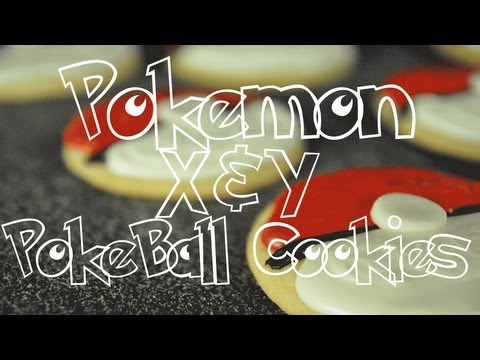 ▶ POKEMON X&Y POKEBALL COOKIES (TheVegetarianBaker) – YouTube