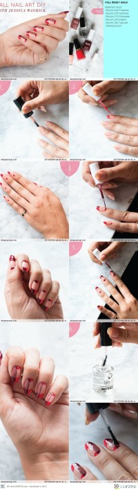 Fall Nail Art DIY with Jessica Washick | Design*Sponge | DIY Beauty