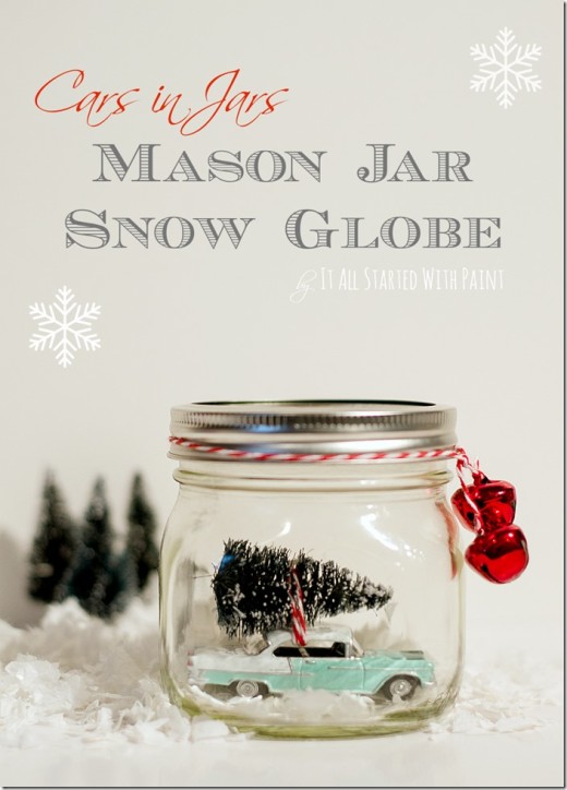 Car in Jar – Snow Globe | DIY