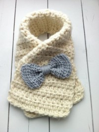 Crochet Toddler Bow Scarf Tutorial  | DIY