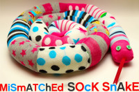 Grosgrain: Mismatched Socks? Sew a Sock Snake!