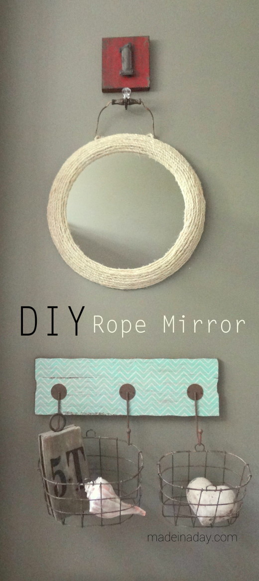 Jute Rope Mirror | DIY