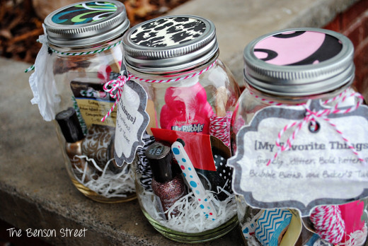 My Favorite Things Jars | Valentines Day Ideas