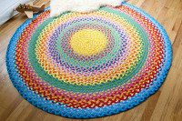 DIY the rainbow rug | Reuse