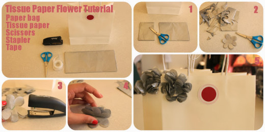 DIY Flower Tissue Paper Decor