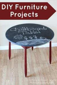 The home for green crafts and tutorials | Chalkboards Table
