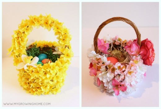 DIY: Blooming Easter Baskets